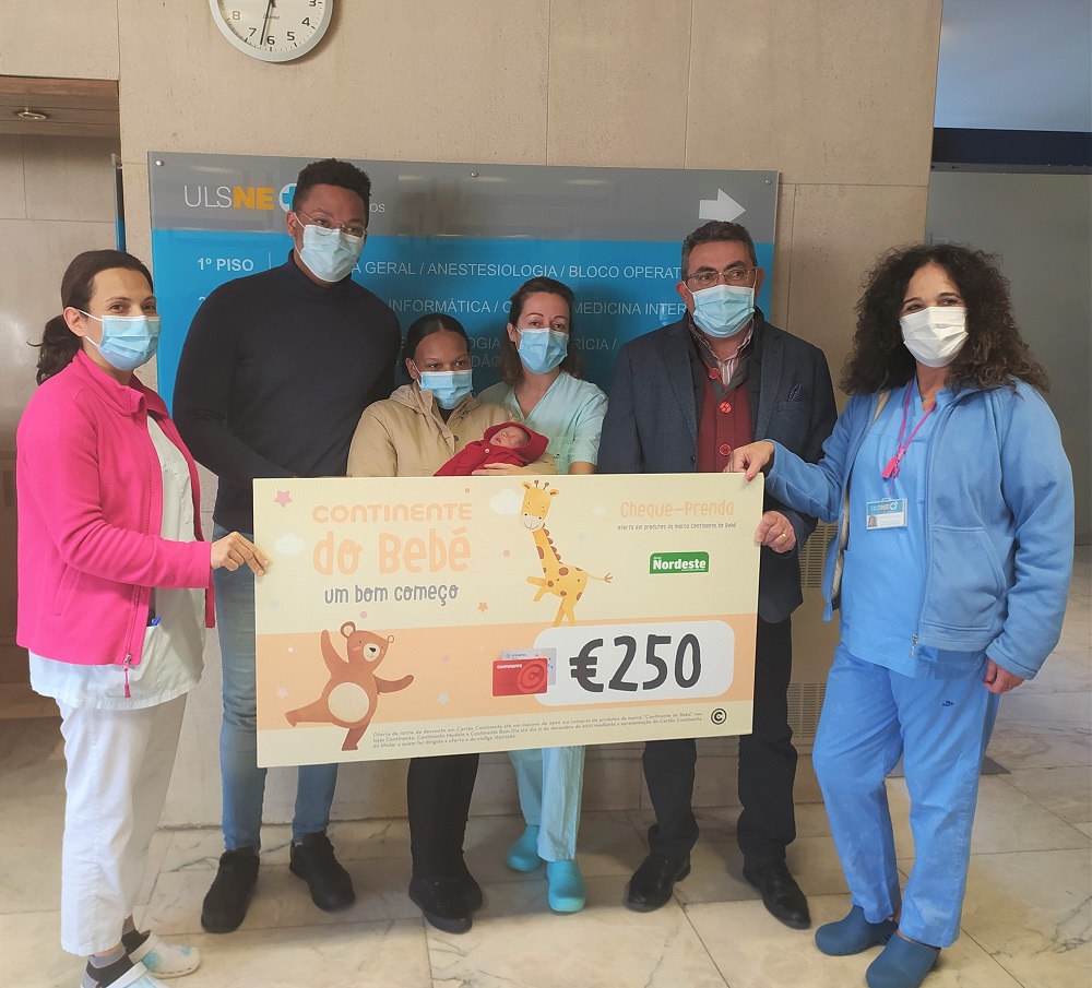 Gabriel é o primeiro bebé do ano do distrito de Bragança