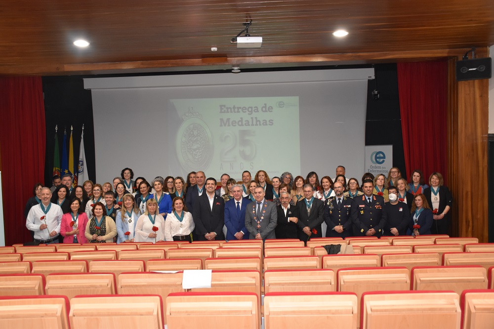 Enfermeiros com 25 anos ou mais de carreira homenageados em Bragança